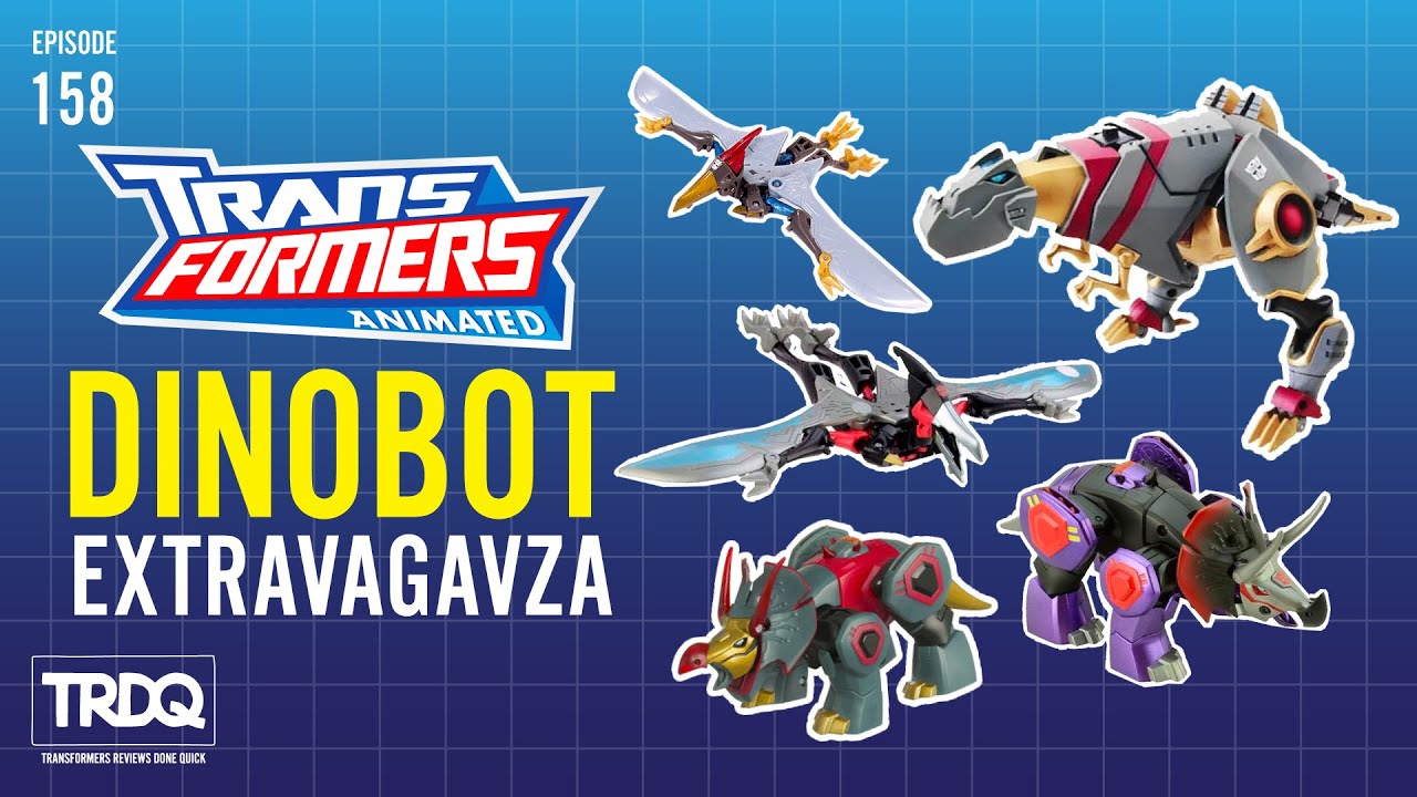 TRDQ: Transformers Animated Dinobots Review!