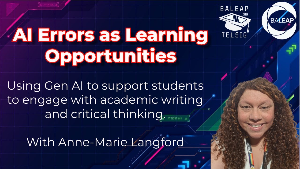 AI Errors as Learning Opportunities