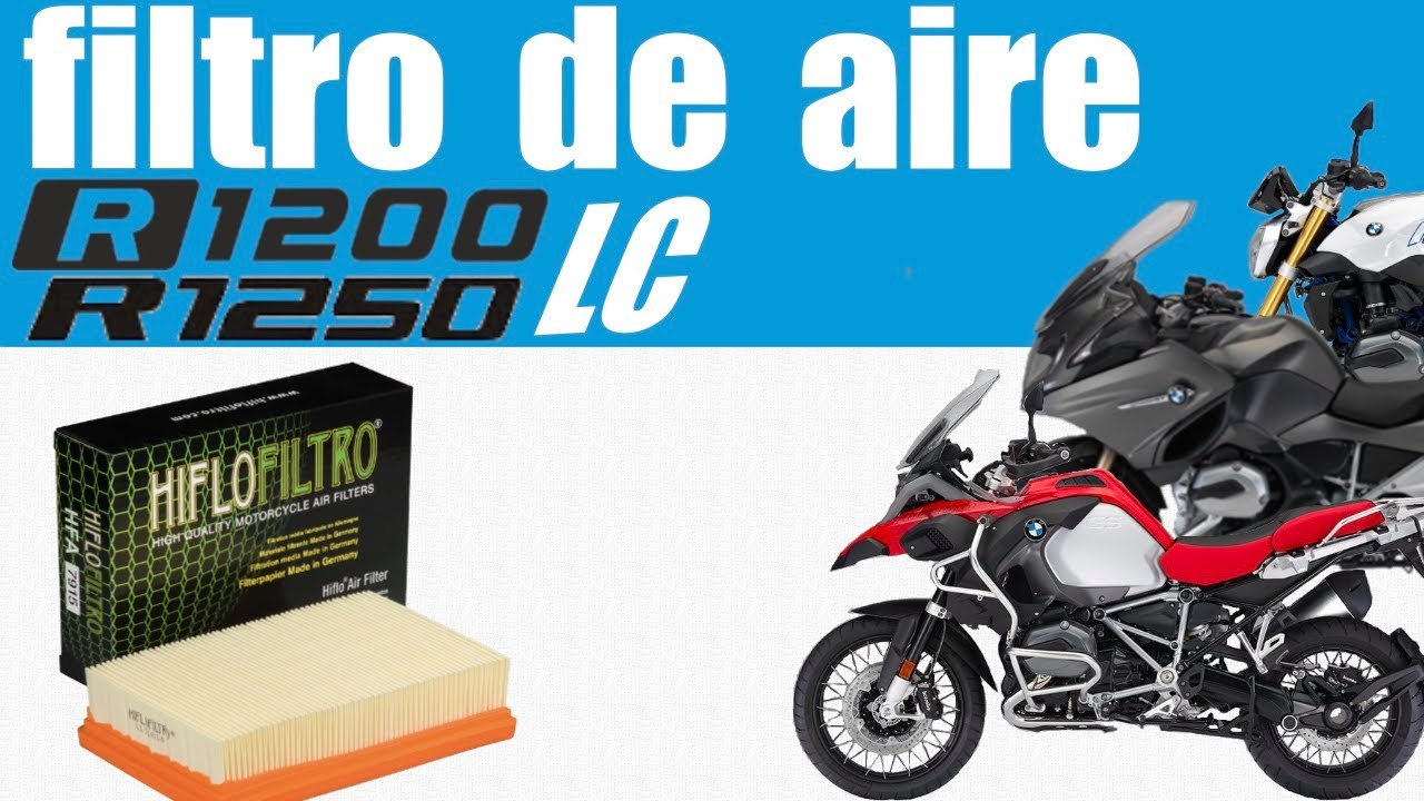Cambio del filtro de aire R 1200 1250 GS ADV LC