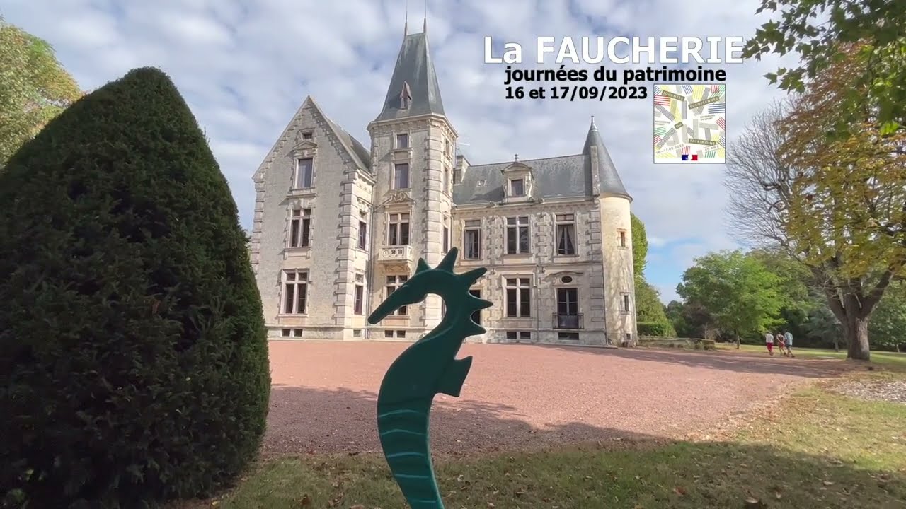 Château de LA FAUCHERIE ( La Rochelle ),  journées du patrimoine 2023