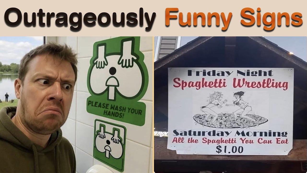Outrageously Funny Signs That Will Make You Cry Laughing 😂 || Sign Hub