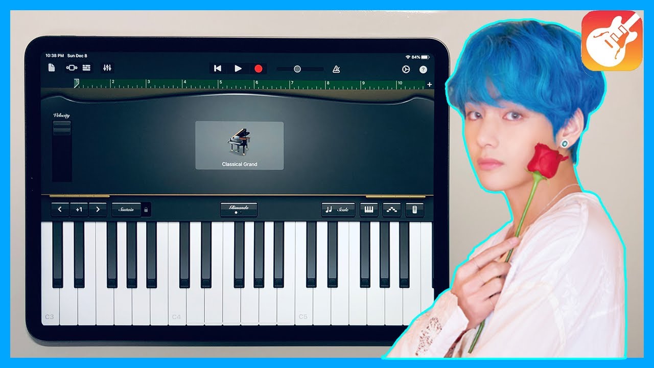BTS - 'Black Swan' Cover on iPad/iPhone (GarageBand/개러지밴드)