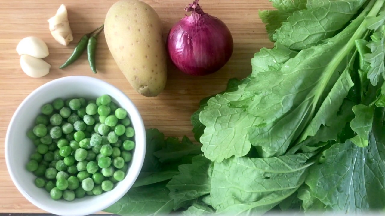 Sarson Ki Sabji |How to Cook Mustard leaves dry|Mustard Green Recipe
