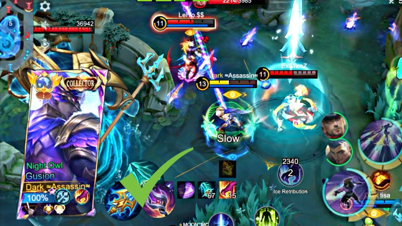 MLBB FREDRINN COUNTER 🙀 BEST BUILD GUSION 💯 META  BEST DAMAGE BUILD GUSION GAMEPLAY 