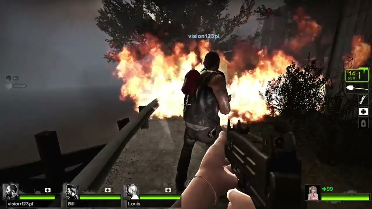 left 4 dead 2 - odcinek z maluchami i ciężka bitwa