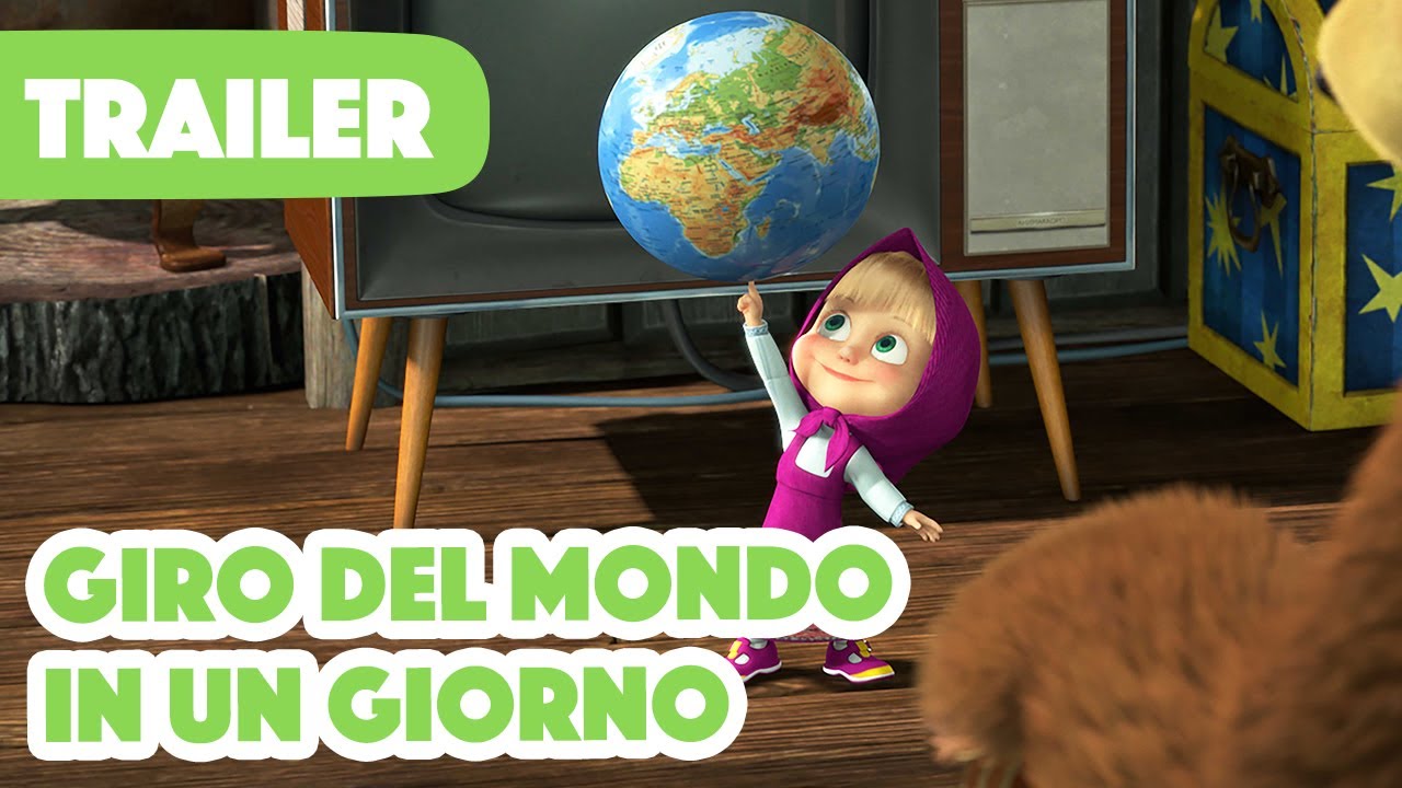 Nuovo episodio 2023💥Masha e Orso 🐻👱‍♀️Giro del mondo in un giorno 🌍🧳 (Trailer)💥 Arriva il 14 aprile!