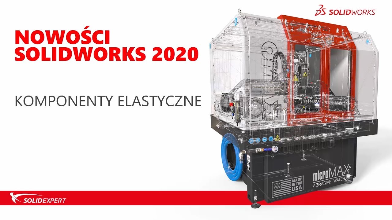 Nowości SOLIDWORKS 2020  - Komponenty elastyczne