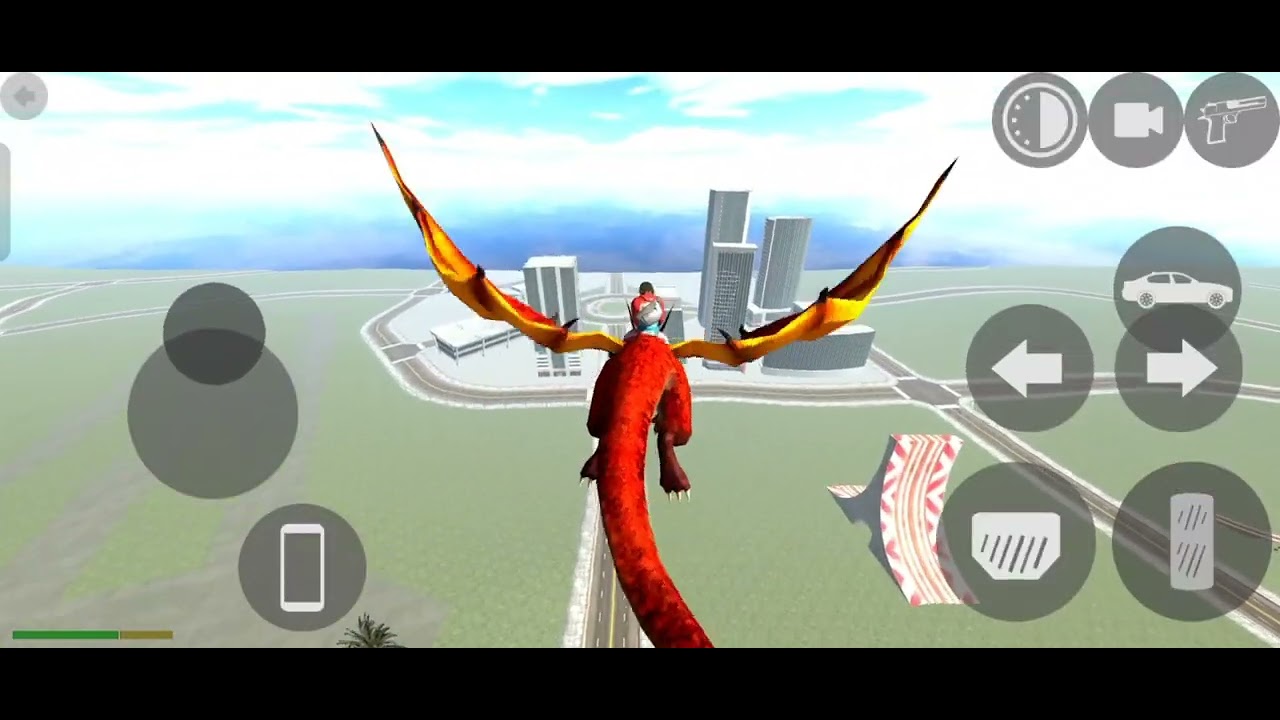 Indian wike 3D game sky diregan 🤡🥸jump car and bike jump 🦘 training game 🎯