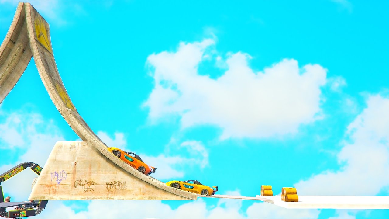 Racing Through The Number 1 Parkour Map In GTA 5 | JeromeACE