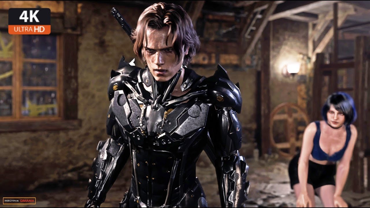 Augmented Super Human Cyborg Leon 4K Ep 1 RE4 Remake RTX ON %