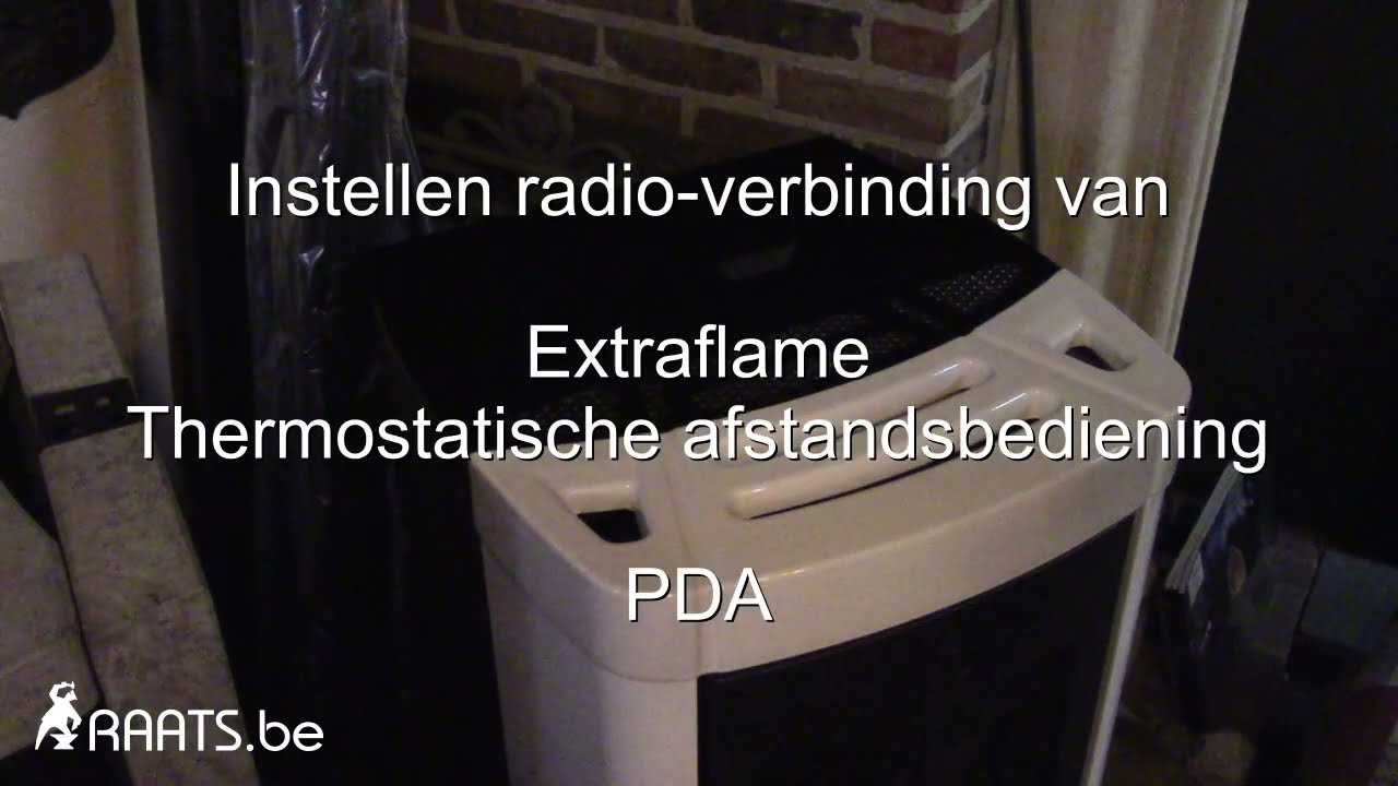 Verbinden thermostatische afstandsbediening Extraflame