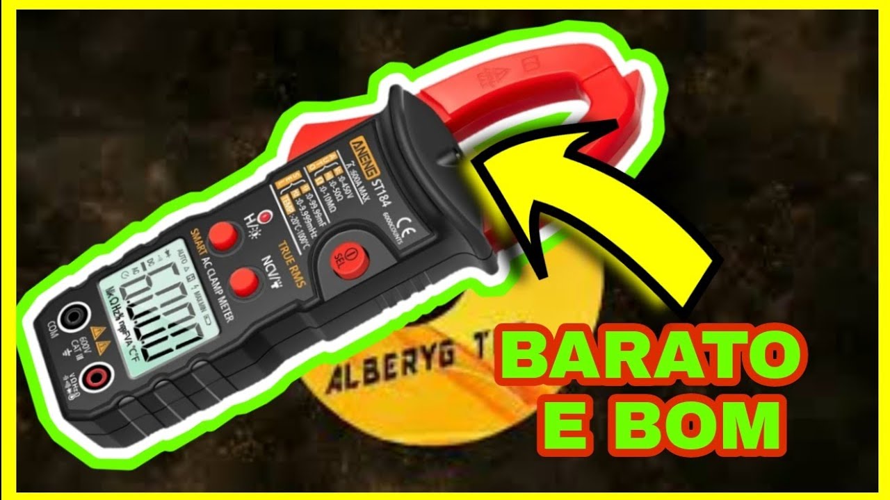 review de um ALICATE amperímetro COMPLETÃO E  BEM BARATO, ANENG ST184.
