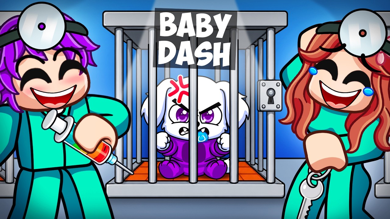 Baby Dash &mdash; СОБАКА в Roblox Escape The Dog Pound...