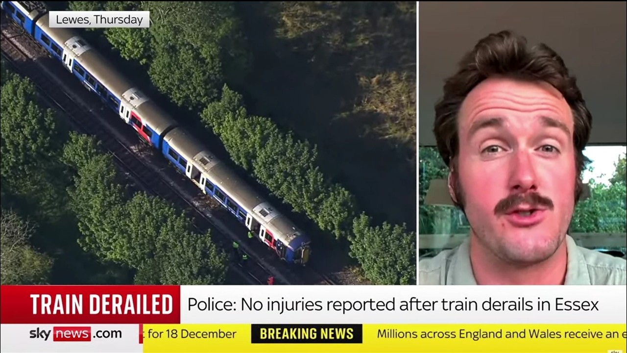 What connects the Wickford and Lewes rail crashes? | Sky News