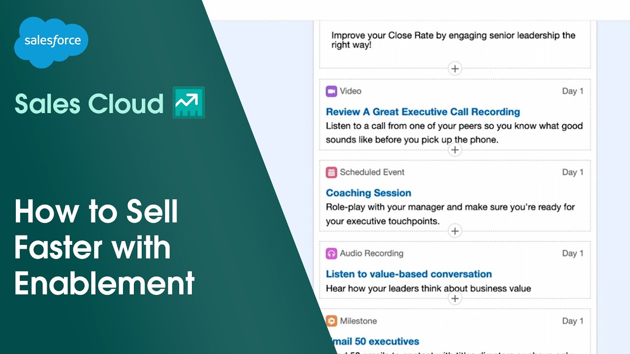 How to Sell Faster with Sales Cloud Enablement  | Salesforce