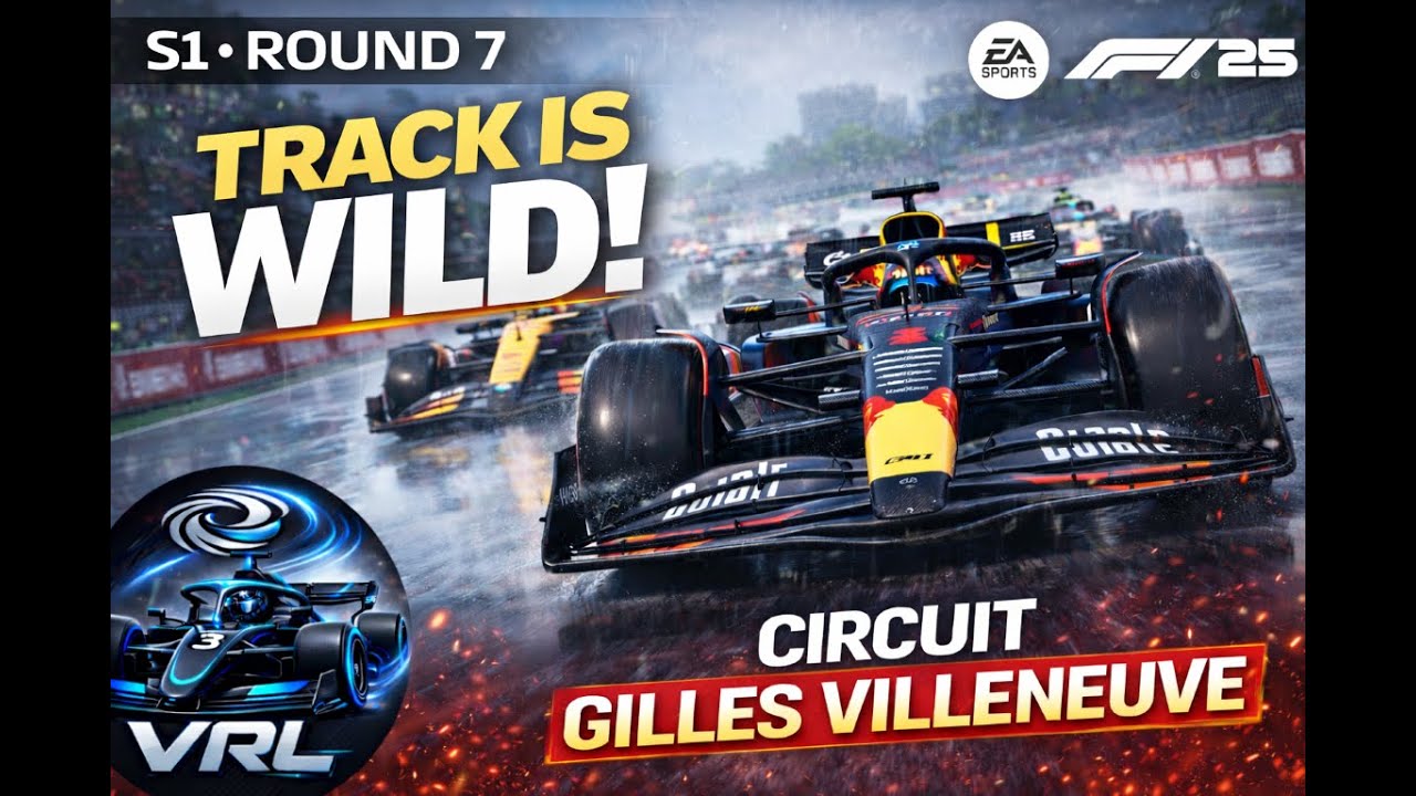 F1 25 LIVE | Vortex Racing League – Season 1 Round 7 | Canada GP