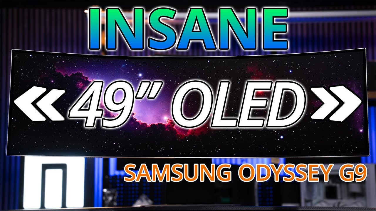 НЕВЕРОЯТНО КРУТО! Игровой монитор Samsung Odyssey 49" QD-OLED просто ОГРОМНЫЙ!