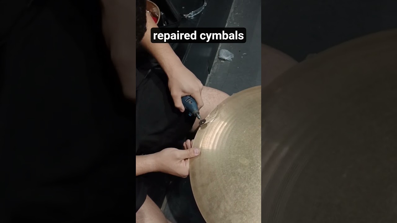 Cymbals repaired 🥁 