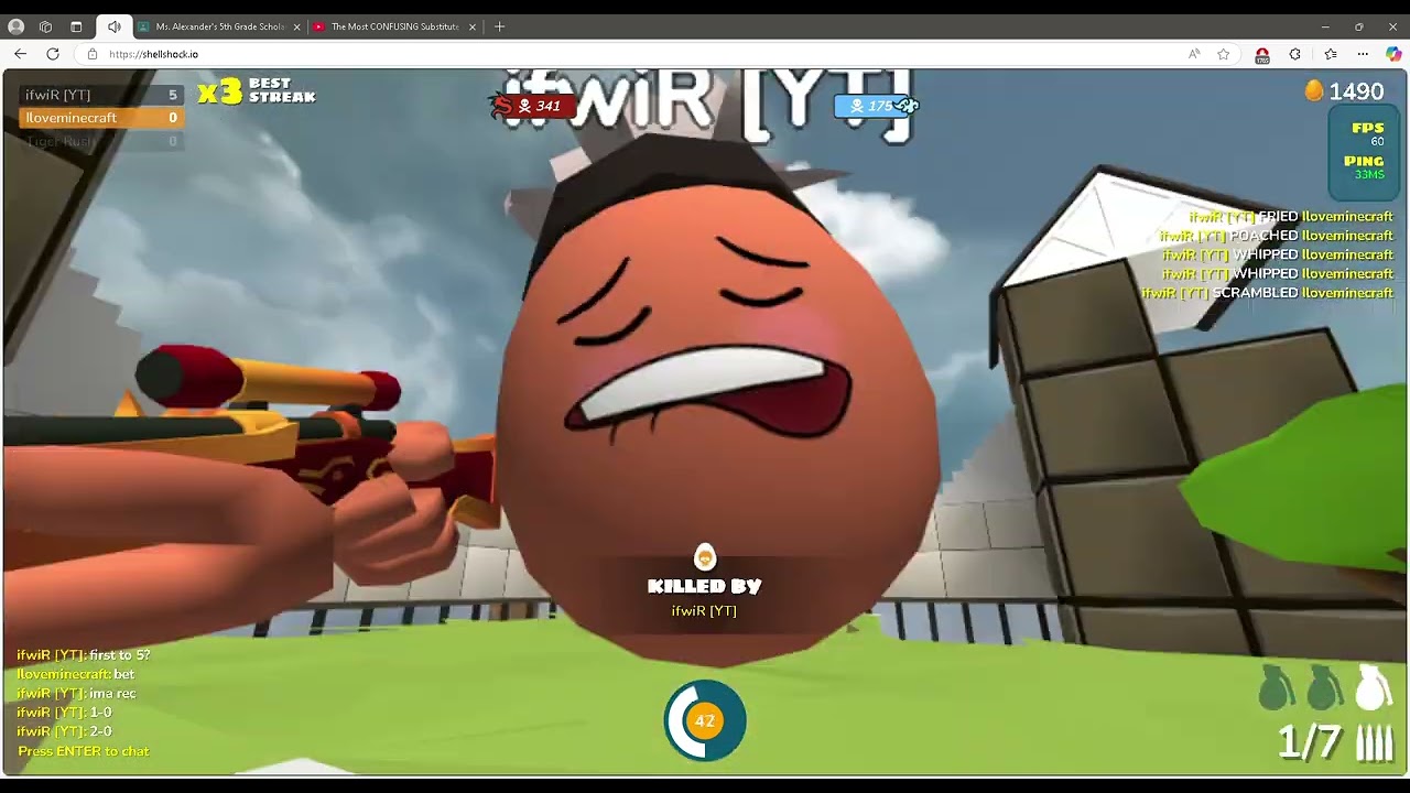 Shell Shockers 1v1