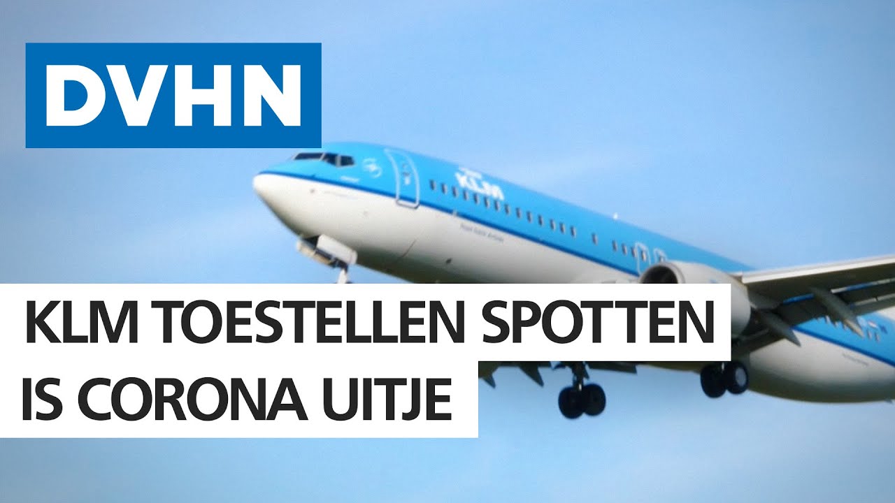 KLM toestellen landen op Eelde