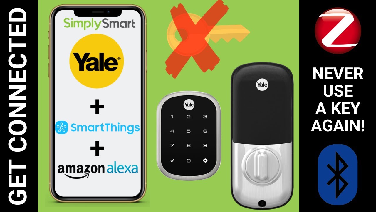SmartThings Smart Yale Lock Installation | Amazon Alexa Control (2021)