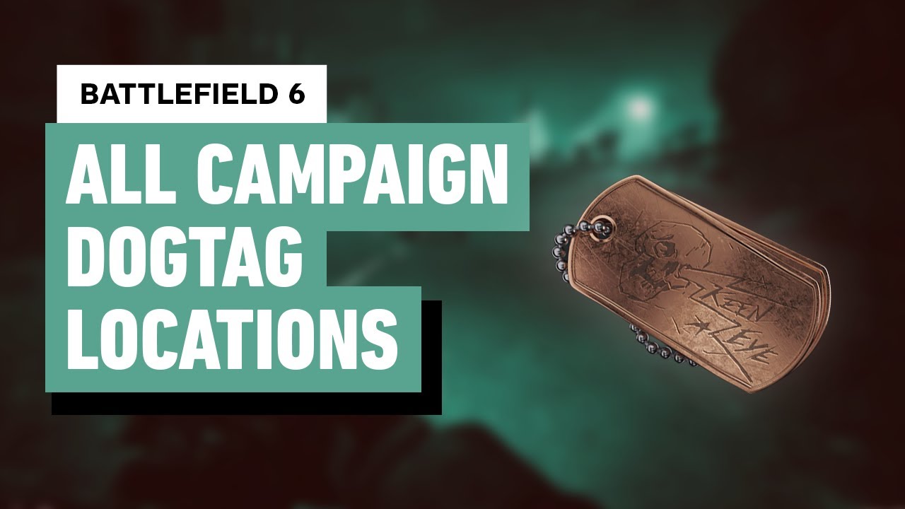 Battlefield 6 - All Dogtag Collectibles Locations (With Timecodes)