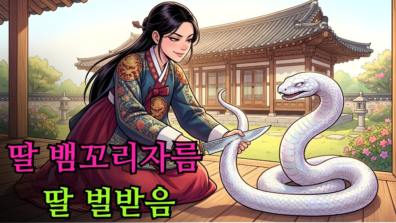 심술궂은 딸은 재미삼아 작은 뱀의 꼬리를 잘랐고... 예상치 못한 결과를 맞이하게 되었다.|민담 |전설 |설화 |옛날이야기 |오디오북