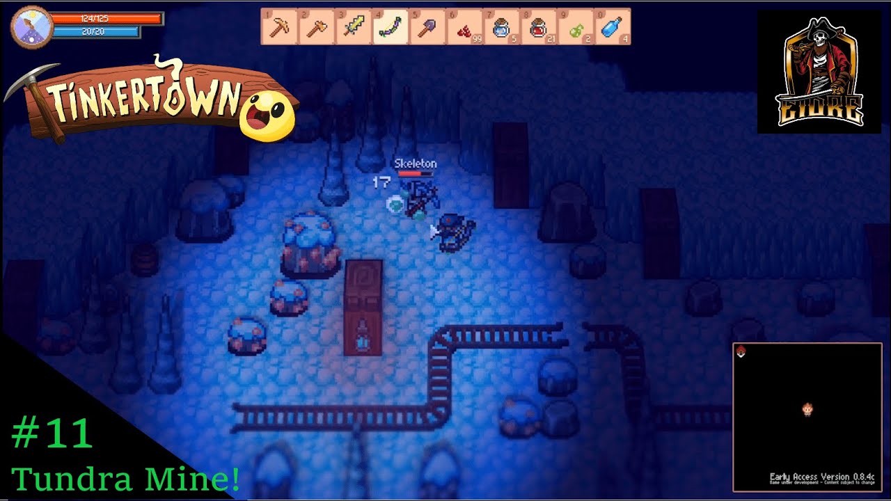 Exploring The Tundra Mine - Tinkertown Let's Play: Episode 11