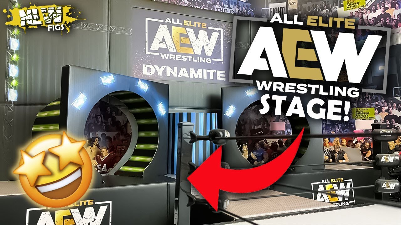 AEW ENTRANCE STAGE POP UP REVIEW! AEW Figures | NLW