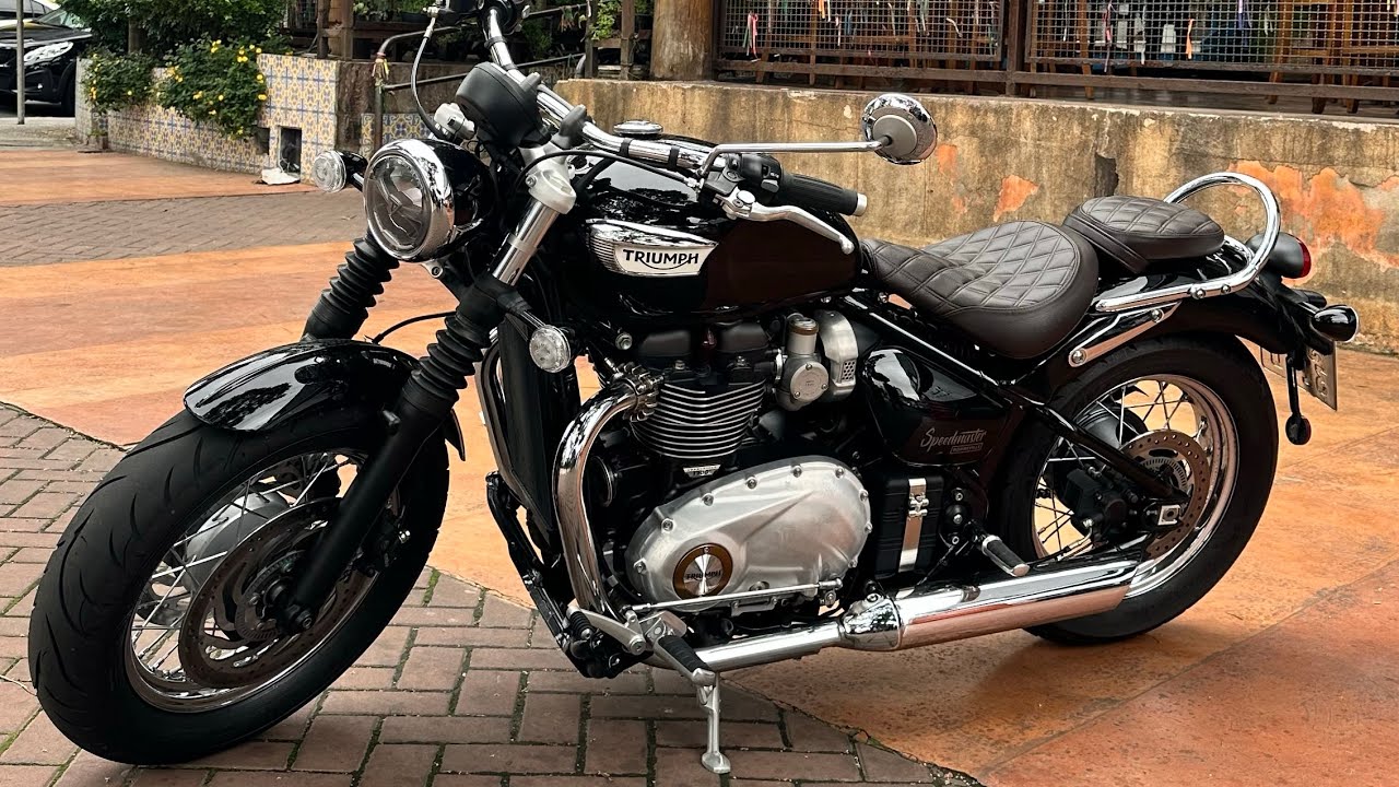 Triumph Bonneville Speedmaster 2022 - estou com um lançamento na garagem ✊🏼🤩🤩