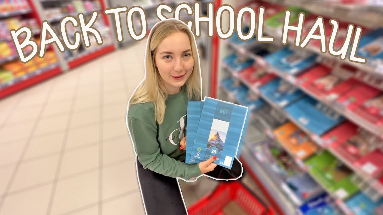 BACK TO SCHOOL HAUL 2022📚 Verlosung an euch!