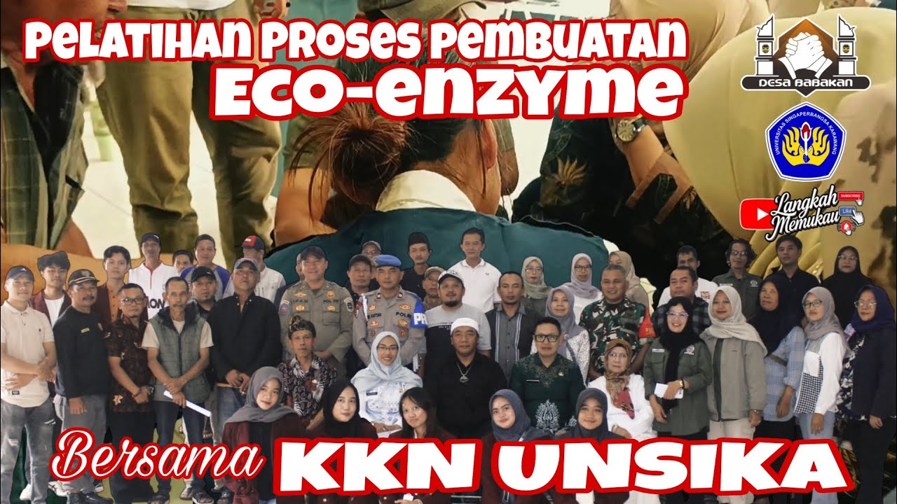 Pelatihan Proses Pembuatan Eco-Enzyme  #kknunsika #desababakan #wanayasa #purwakarta