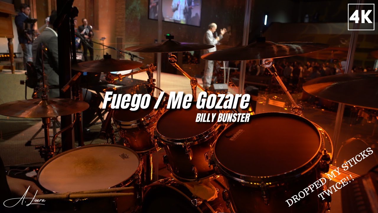 Fuego / Me Gozare MASHUP Drum Cover // Billy Bunster