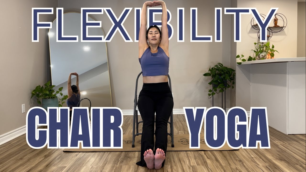 12 Mins Chair Yoga for Flexibility | Spine, Side body, Hips, Hamstrings, & Full Body Results
