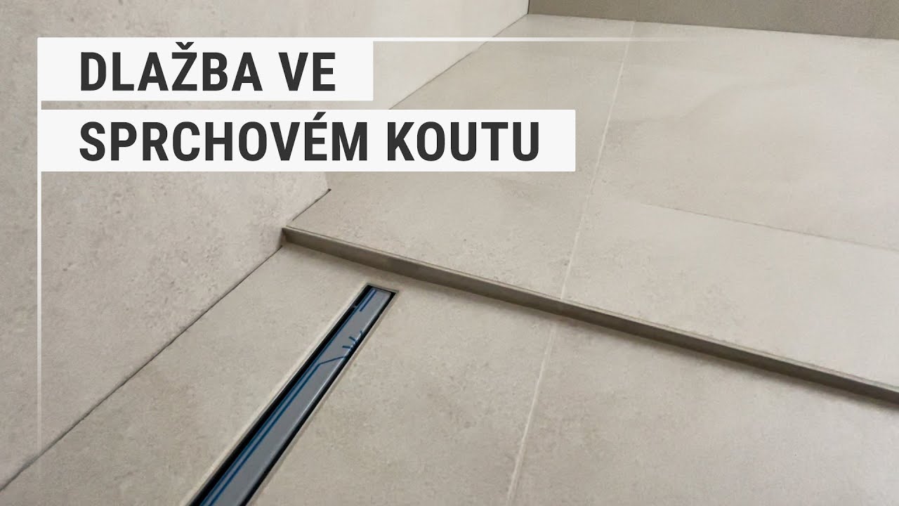 Dlažby v koupelně a sprchov&eacute;m koutu | #104 Stavba domu sv&eacute;pomoc&iacute;