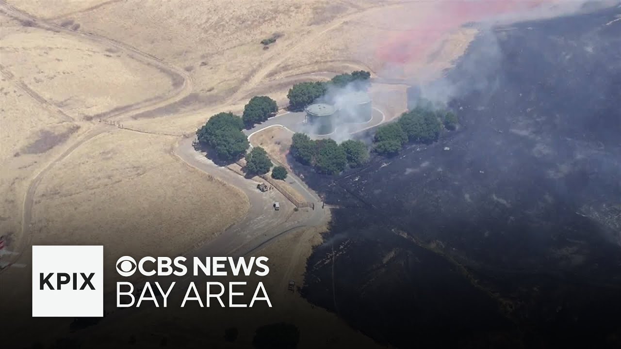 Watch: Crews battle Rodeo fire near Highway 4