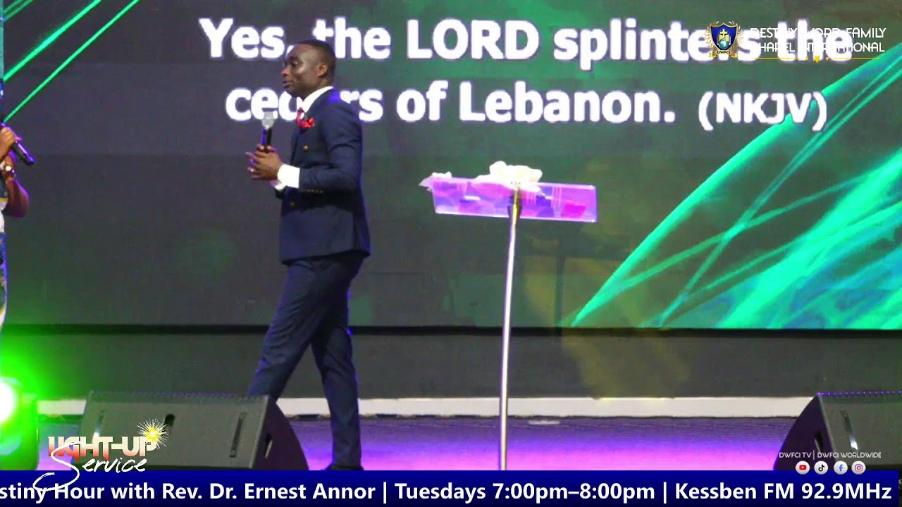 ✨📖 Join us LIVE for Sunday Light-Up Service with God's Oracle Rev. Dr. Ernest Annor