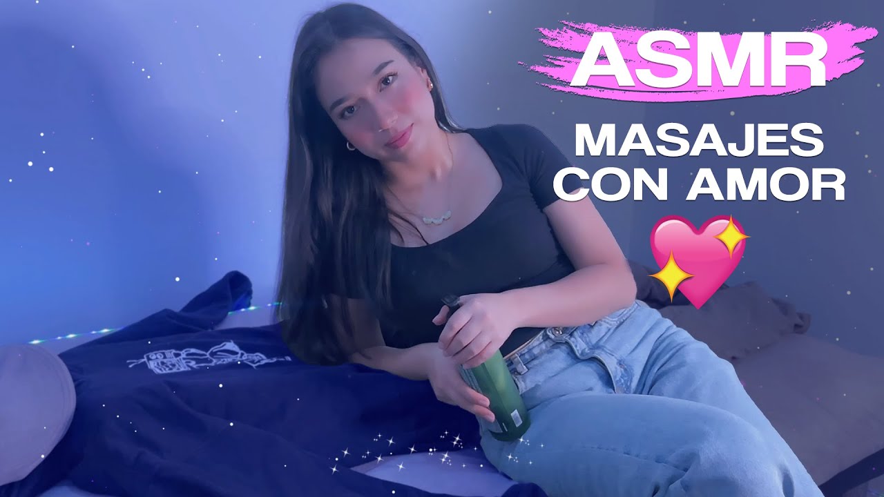 ASMR | Tu NOVIA te HACE MASAJES en TODO tu CUERPO