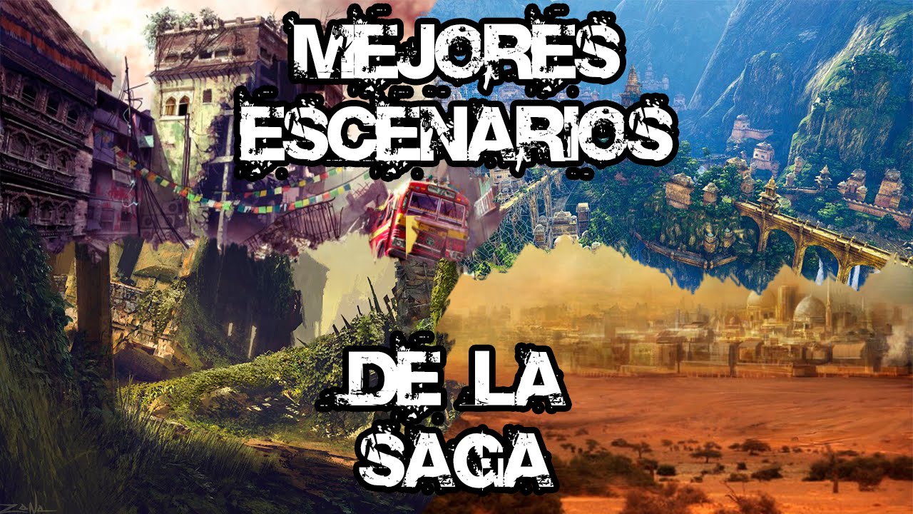Uncharted SAGA | TOP 10 | Mejores escenarios de toda la saga