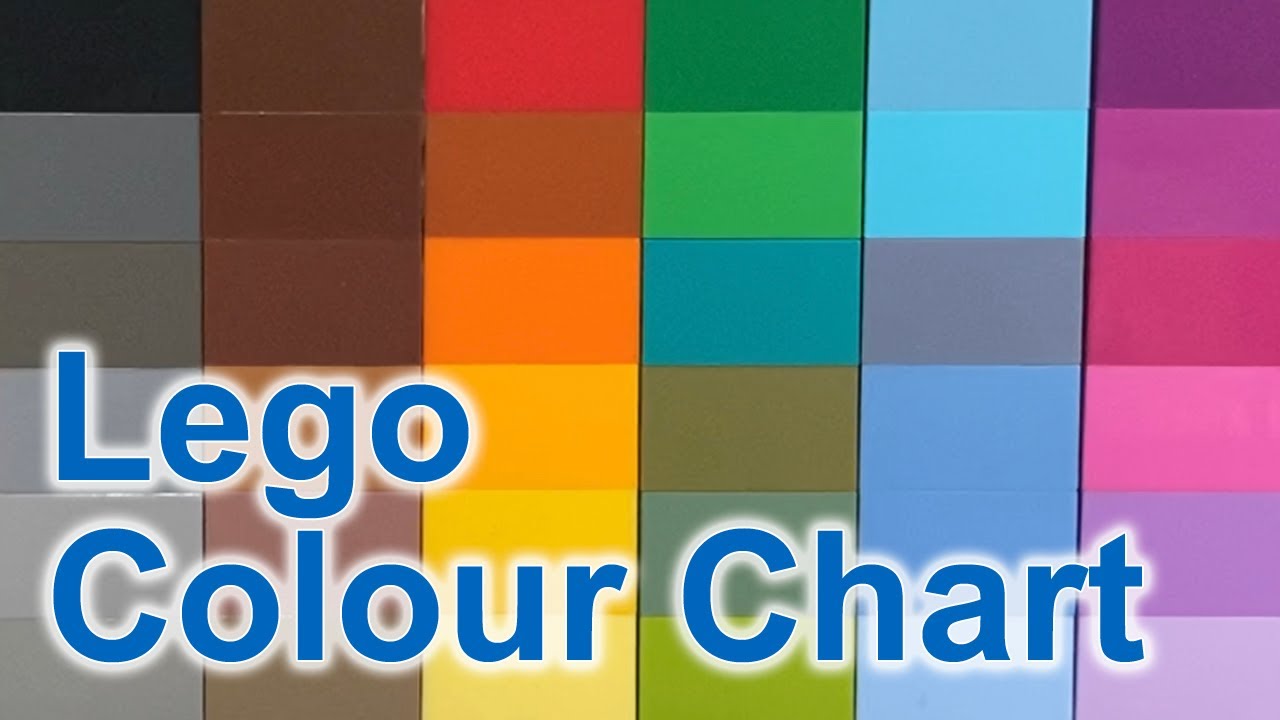 A Lego Colour (Color) Chart