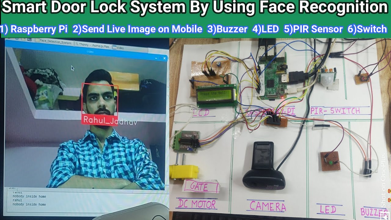 Face recognition system Using Raspberry Pi | Smart Door Lock System |