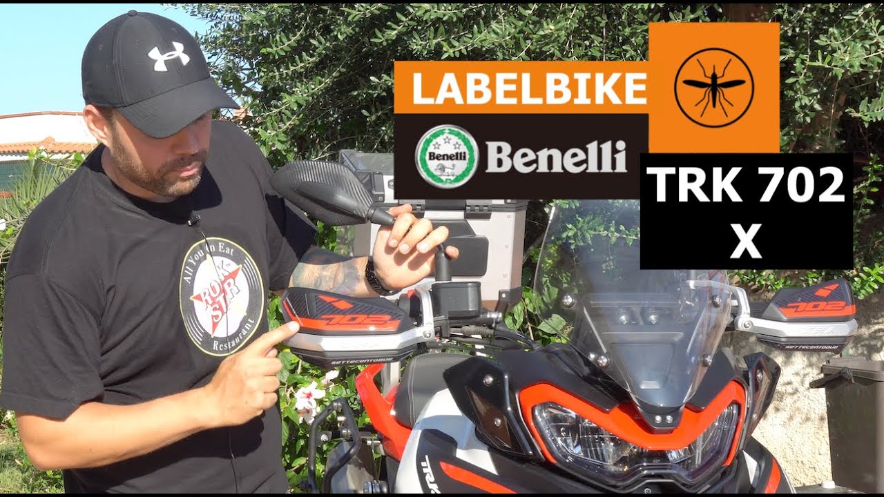 TRK 702X - Video 2 - ADESIVI RESINATI LABEL BIKE pt 1
