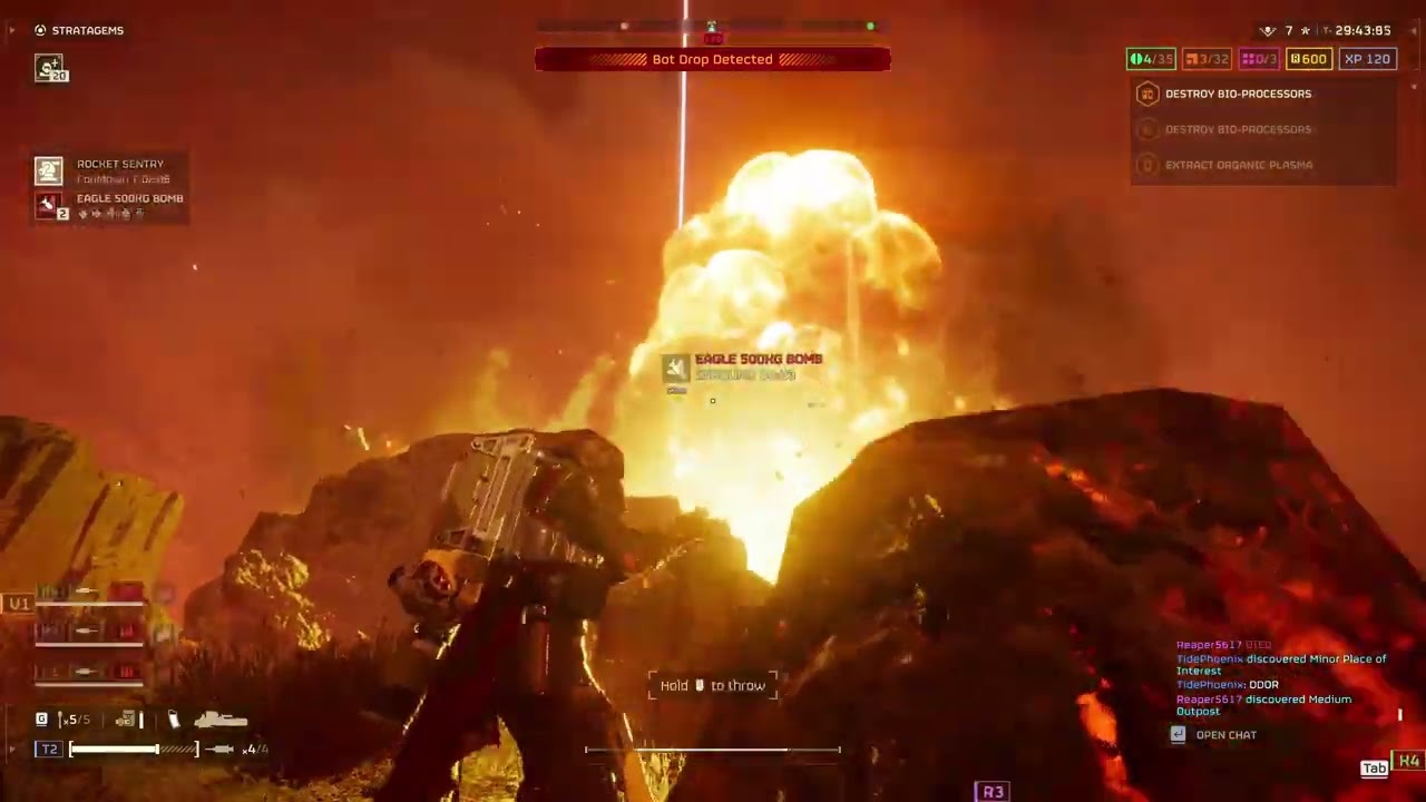 Helldivers 2 Bots Gameplay - No Commentary - Sabotage Orgo-Plasma Synthesis