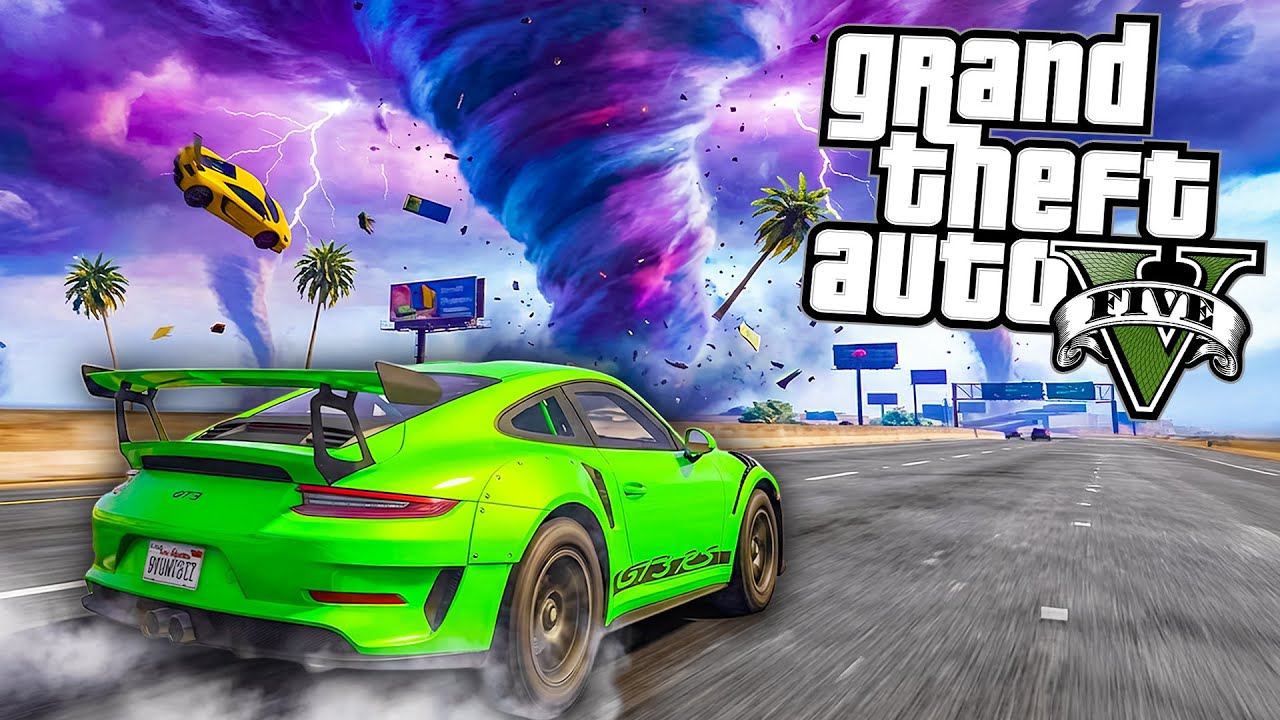 SOPRAVVIVO al TORNADO più GRANDE di SEMPRE su GTA 5! 🌪️