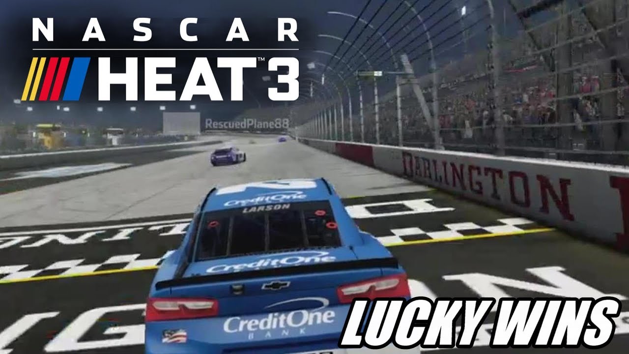 LUCKY WINS! | NASCAR Heat 3 Online Gameplay