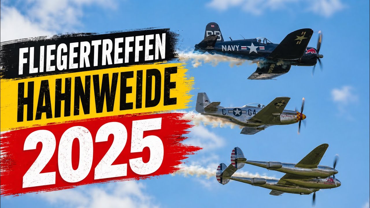 Oldtimer-Fliegertreffen 2025 Hahnweide | Warbirds, Flying Bulls & historische Klassiker in Action