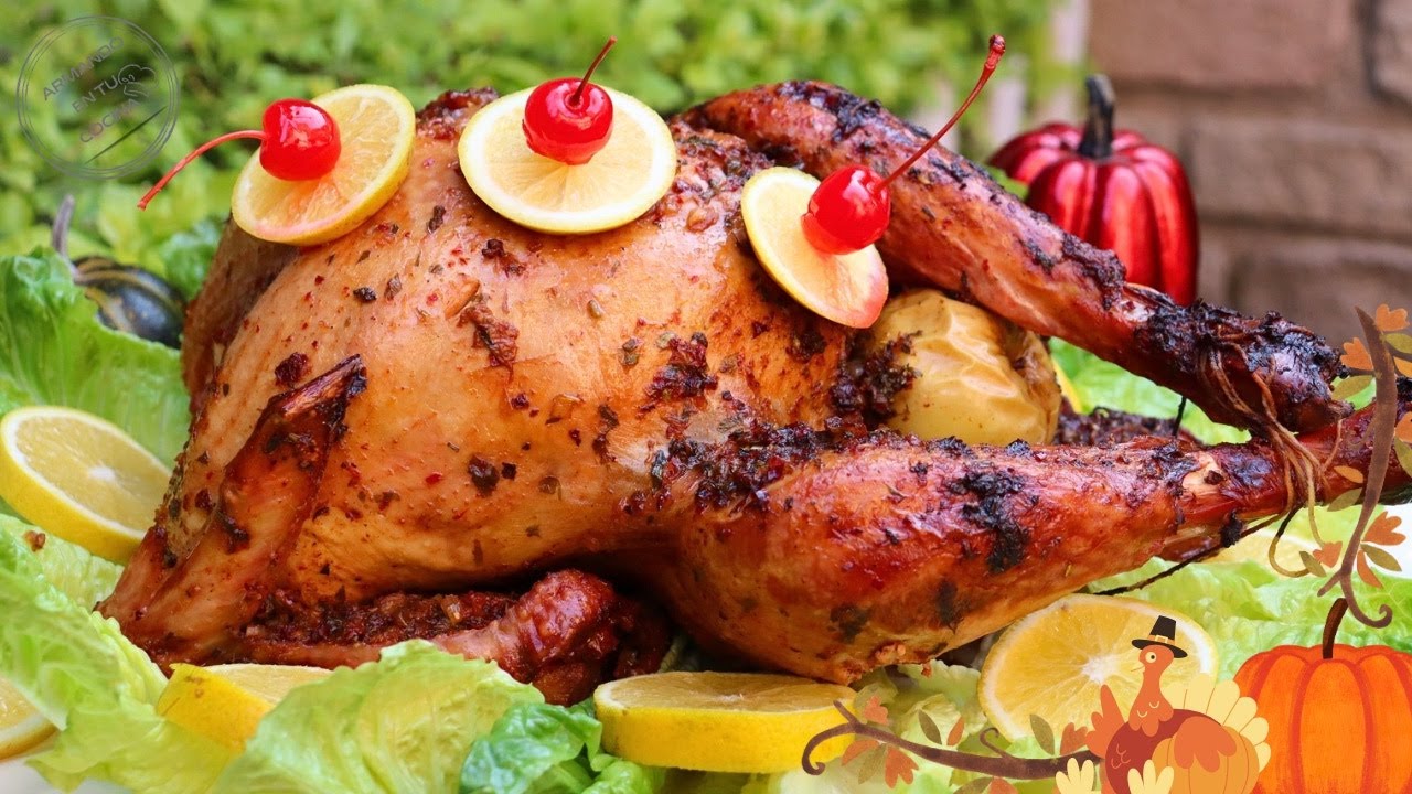 Pavo Fácil Al Vino Blanco Con Naranja