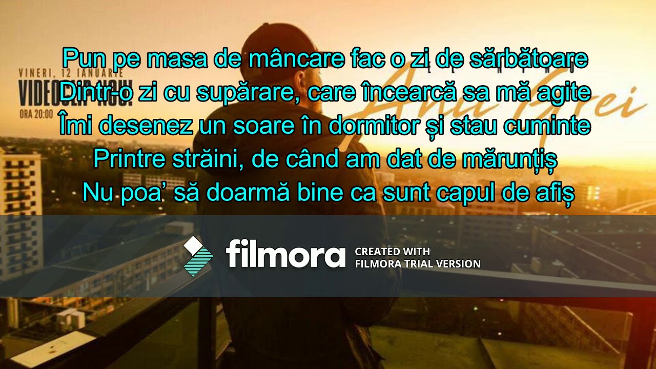 El Nino - Anii Grei: Versuri-Lyrics