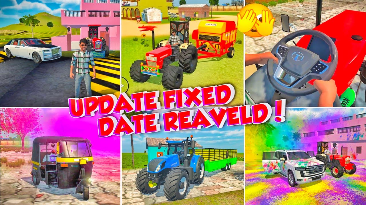 🫣 UPDATE FIXED DATE REAVELD 🥳 INDIAN VEHICLE SIMULATOR 3D | ट्रैक्टर गेम का अपडेट कब आयेगा? 