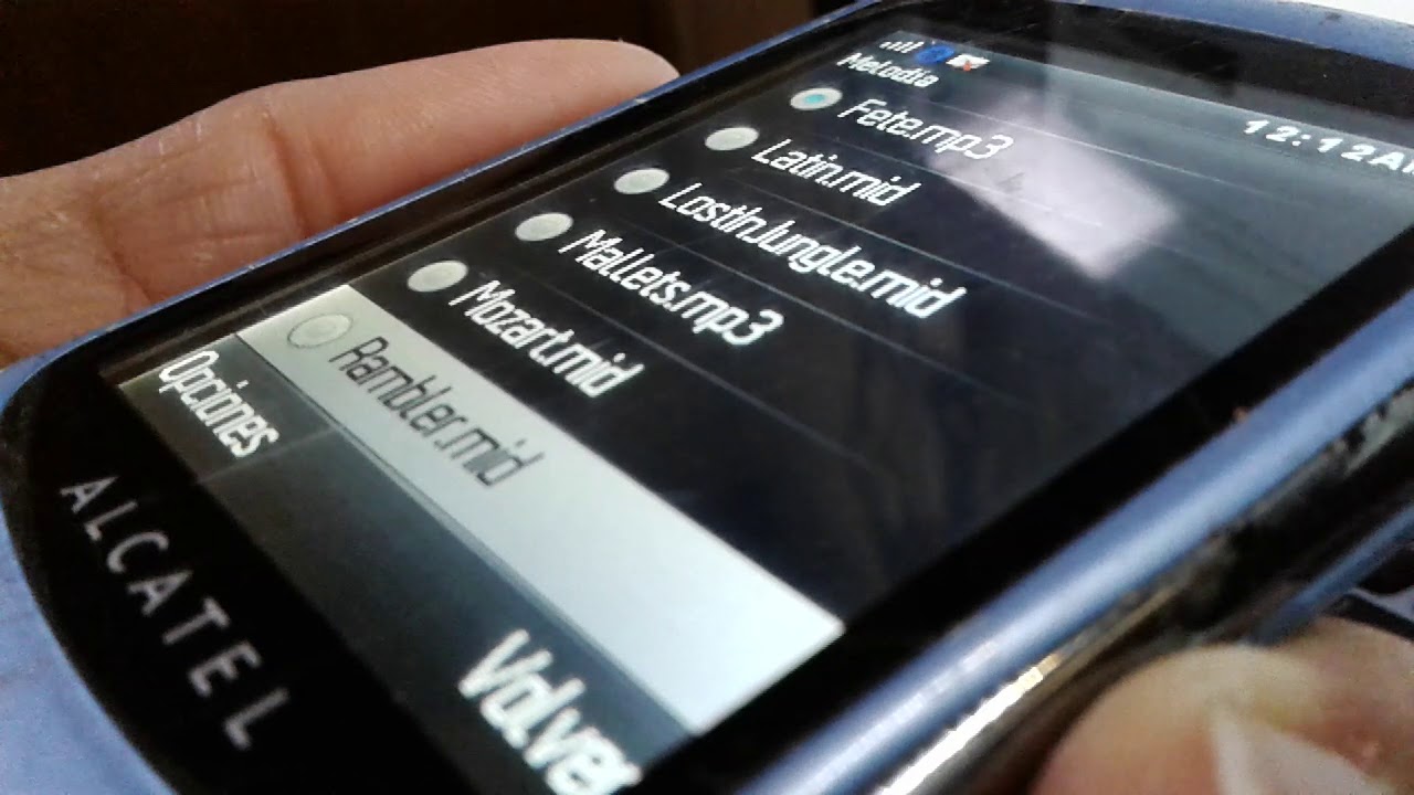 Ringtones alcatel OT-710A